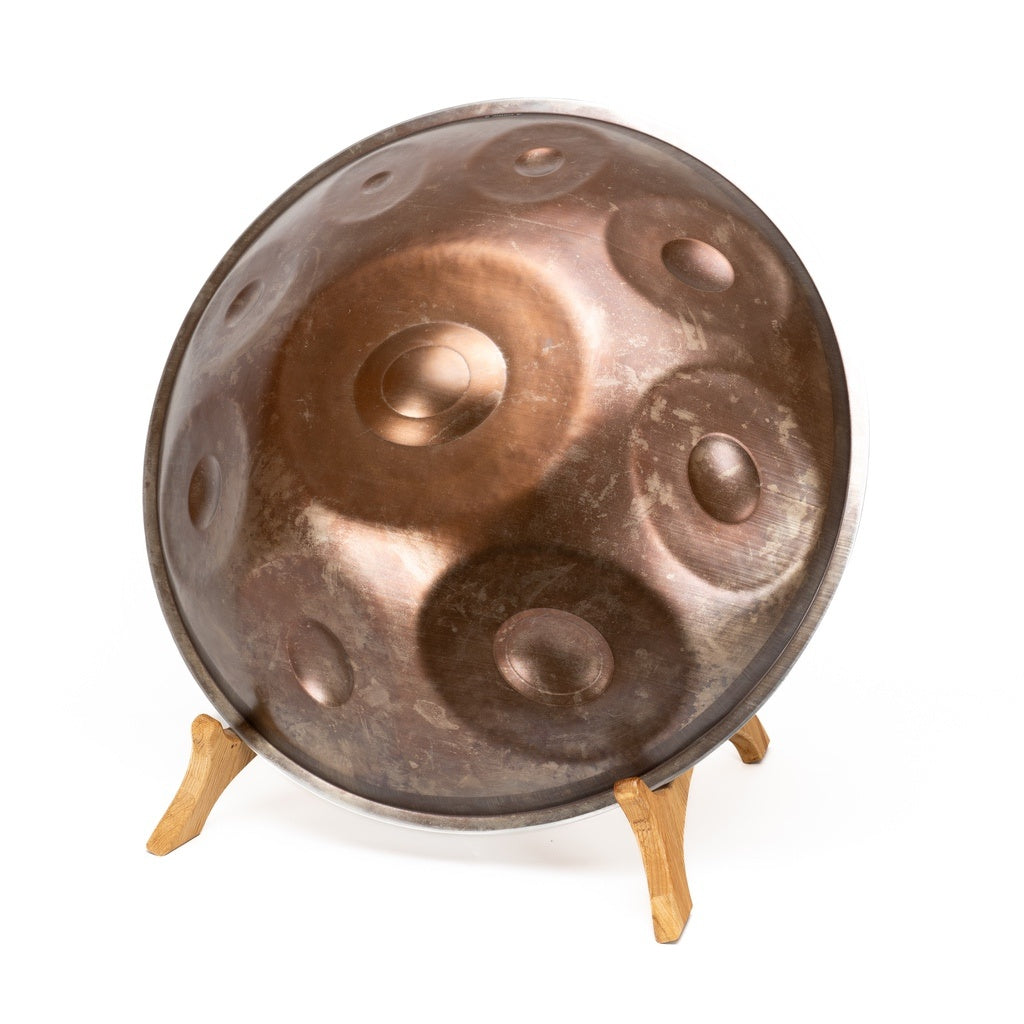 Handpan A-Celtic Minor 9 – Ember Steel