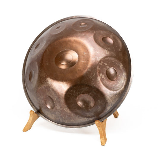 Handpan A-Celtic Minor 9 – Ember Steel